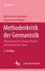 Buchcover Methodenkritik der Germanistik