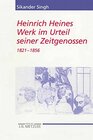 Buchcover Heinrich Heines Werk im Urteil seiner Zeitgenossen: Kommentar 1821 bis 1856 und Register (Heine-Studien)