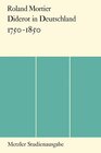 Buchcover Diderot in Deutschland 1750-1850