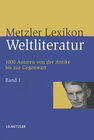 Buchcover Metzler Lexikon Weltliteratur