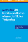 Buchcover Methoden der literatur- und kulturwissenschaftlichen Textanalyse