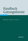 Buchcover Handbuch Gattungstheorie