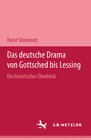 Buchcover Das deutsche Drama von Gottsched bis Lessing
