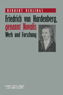 Buchcover Friedrich von Hardenberg, genannt Novalis