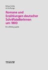 Buchcover Romane und Erzählungen Deutscher Schriftstellerinnen UM 1800