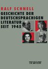 Buchcover Geschichte der deutschsprachigen Literatur seit 1945