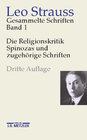 Buchcover Leo Strauss: Gesammelte Schriften