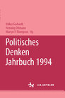 Buchcover Politisches Denken. Jahrbuch 1994