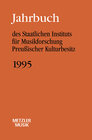 Buchcover Jahrbuch des Staatlichen Instituts für Musikforschung (SIM) Preussischer Kulturbesitz, 1995