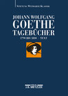 Buchcover Johann Wolfgang Goethe: Tagebücher