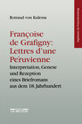 Buchcover Francoise de Grafigny: "Lettres d'une Péruvienne"