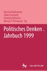 Buchcover Politisches Denken. Jahrbuch 1999
