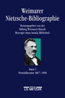 Buchcover Weimarer Nietzsche-Bibliographie in 5 Bänden