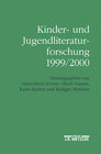 Buchcover Kinder- und Jugendliteraturforschung 1999/2000
