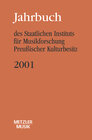 Buchcover Jahrbuch des Staatlichen Instituts für Musikforschung (SIM) Preußischer Kulturbesitz