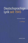 Buchcover Deutschsprachige Lyrik seit 1945