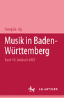 Buchcover Musik in Baden-Württemberg