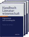 Buchcover Handbuch Literaturwissenschaft