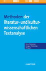 Buchcover Methoden der literatur- und kulturwissenschaftlichen Textanalyse