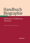 Buchcover Handbuch Biographie