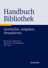 Buchcover Handbuch Bibliothek