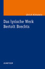 Buchcover Das lyrische Werk Bertolt Brechts