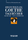 Buchcover Johann Wolfgang Goethe: Tagebücher