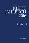 Buchcover Kleist-Jahrbuch 2016