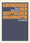 Buchcover Grundriss der deutschen Grammatik