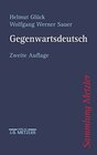 Buchcover Gegenwartsdeutsch (Sammlung Metzler)