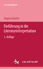 Buchcover Einführung in die Literaturinterpretation