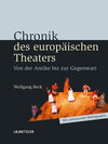 Buchcover Chronik des europäischen Theaters