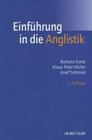 Buchcover Einführung in die Anglistik