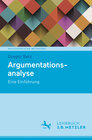 Buchcover Argumentationsanalyse