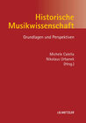 Buchcover Historische Musikwissenschaft