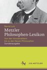 Buchcover Metzler Philosophen-Lexikon