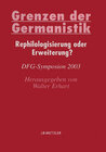 Buchcover Grenzen der Germanistik
