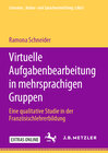 Buchcover Virtuelle Aufgabenbearbeitung in mehrsprachigen Gruppen