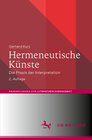 Buchcover Hermeneutische Künste