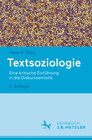 Buchcover Textsoziologie