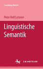 Buchcover Linguistische Semantik