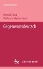Buchcover Gegenwartsdeutsch