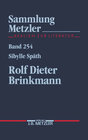 Buchcover Rolf Dieter Brinkmann