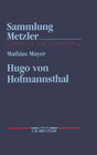 Buchcover Hugo von Hofmannsthal
