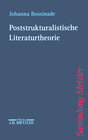 Buchcover Poststrukturalistische Literaturtheorie