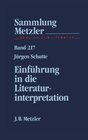 Buchcover Einführung in die Literaturinterpretation