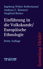 Buchcover Einführung in die Volkskunde / Europäische Ethnologie