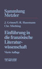 Buchcover Einführung in die französische Literaturwissenschaft