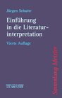 Buchcover Einführung in die Literaturinterpretation