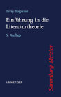 Buchcover Einführung in die Literaturtheorie